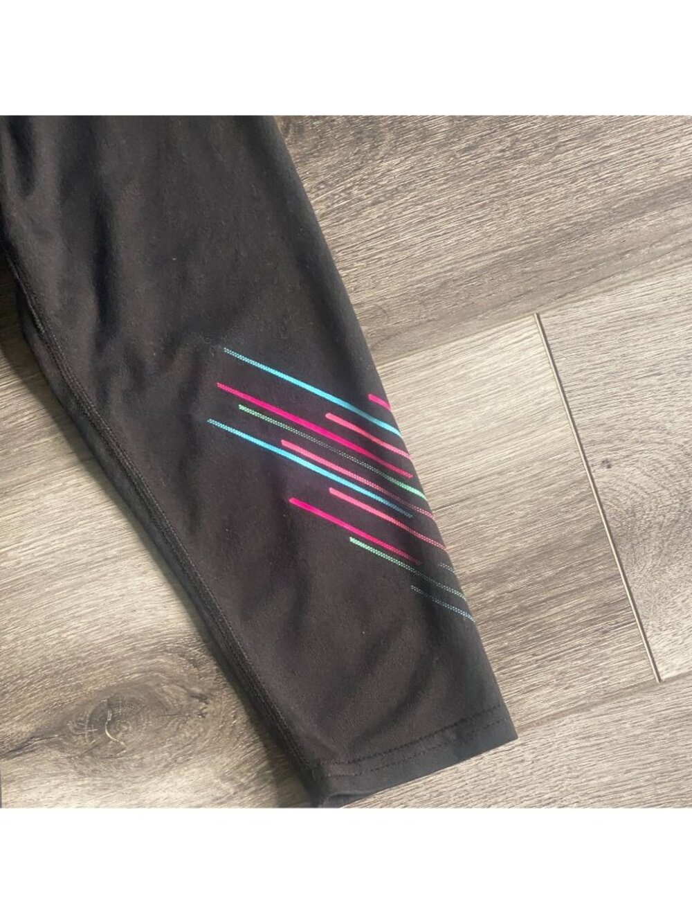 GUC C9 By Champion Girls Athletic Capri Leggings-Black-Size 6/6X - Picture 2 of 5